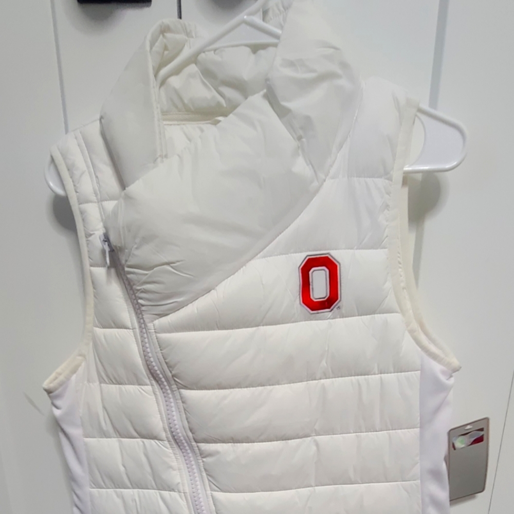 Ohio State OSU High Neck Puffer Vest